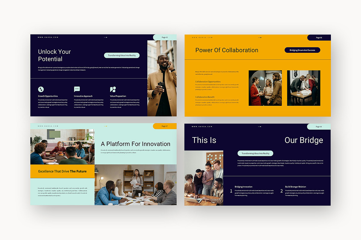 Kaksa : Business Pitch Keynote preview 3