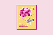 International Women's Day Card, a Decorative Illustration by PsychocheArt (Thumbnail 3 of 3)