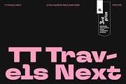 TT Travels Next, a Sans Serif Font by TypeType (Thumbnail 1 of 15)