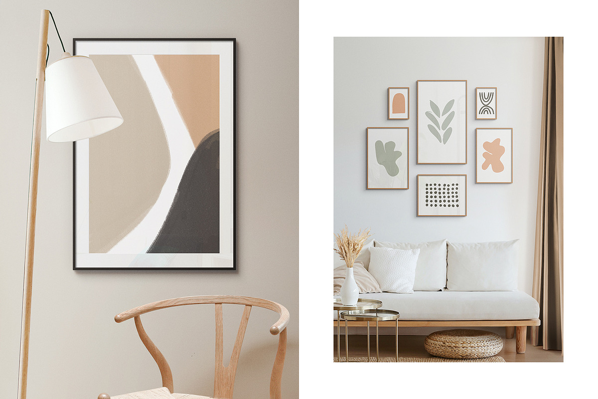 Trendy Frame Mockup Template Bundle, a Product Mockup by FoundImages (Photo 7 of 25)