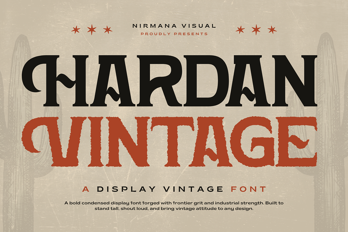 Hardan Vintage - Classic Logo Font, a Serif Font by Nirmana Visual (Photo 1 of 16)