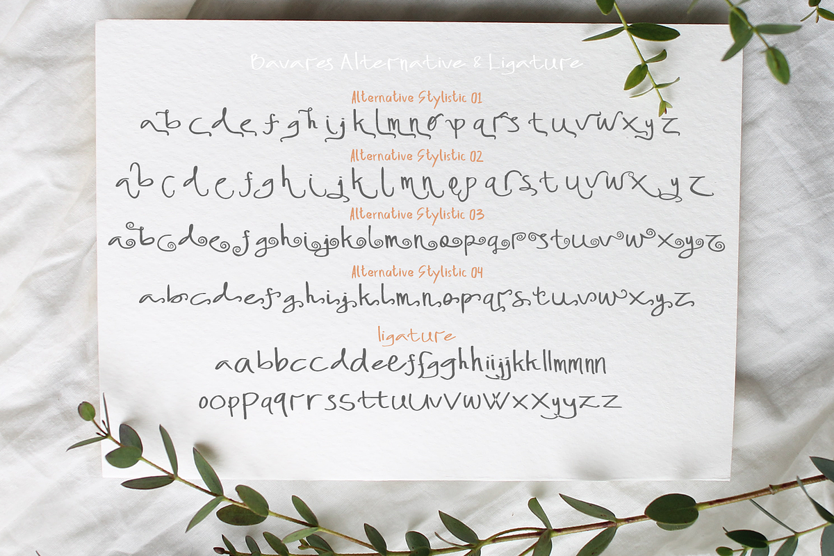 Bavares Font Duo, a Font by madeDeduk (Photo 7 of 10)