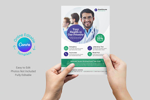 Canva Medical and Dental Flyer