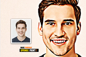 Sponge Painting Photoshop Action