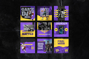 Bundle Sport Instagram Templates