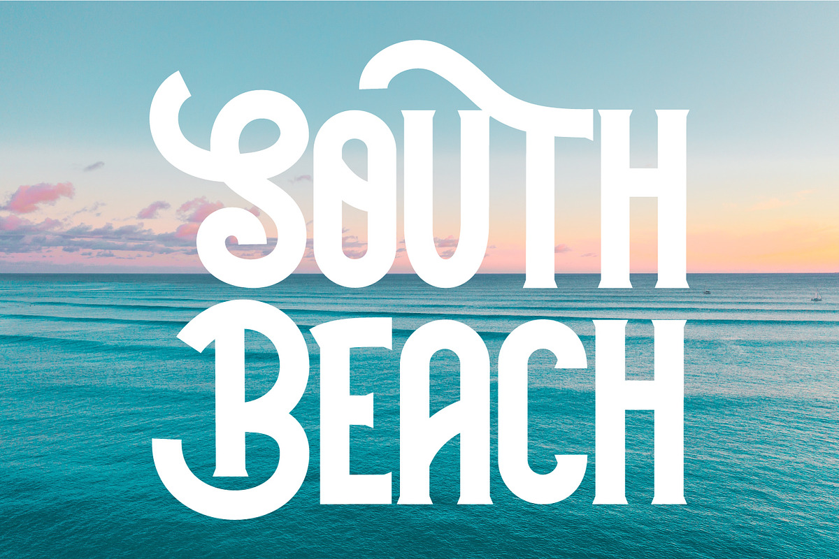 White Rainbow Playful Vintage Font, a Font by Helotype (Photo 6 of 9)