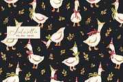 Christmas Goose Pattern, a Pattern Graphic by SirenaArt (Thumbnail 10 of 16)