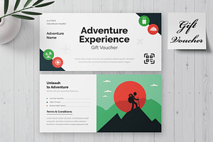 Adventure Experience Gift Voucher, a Card Template by MightyDesign