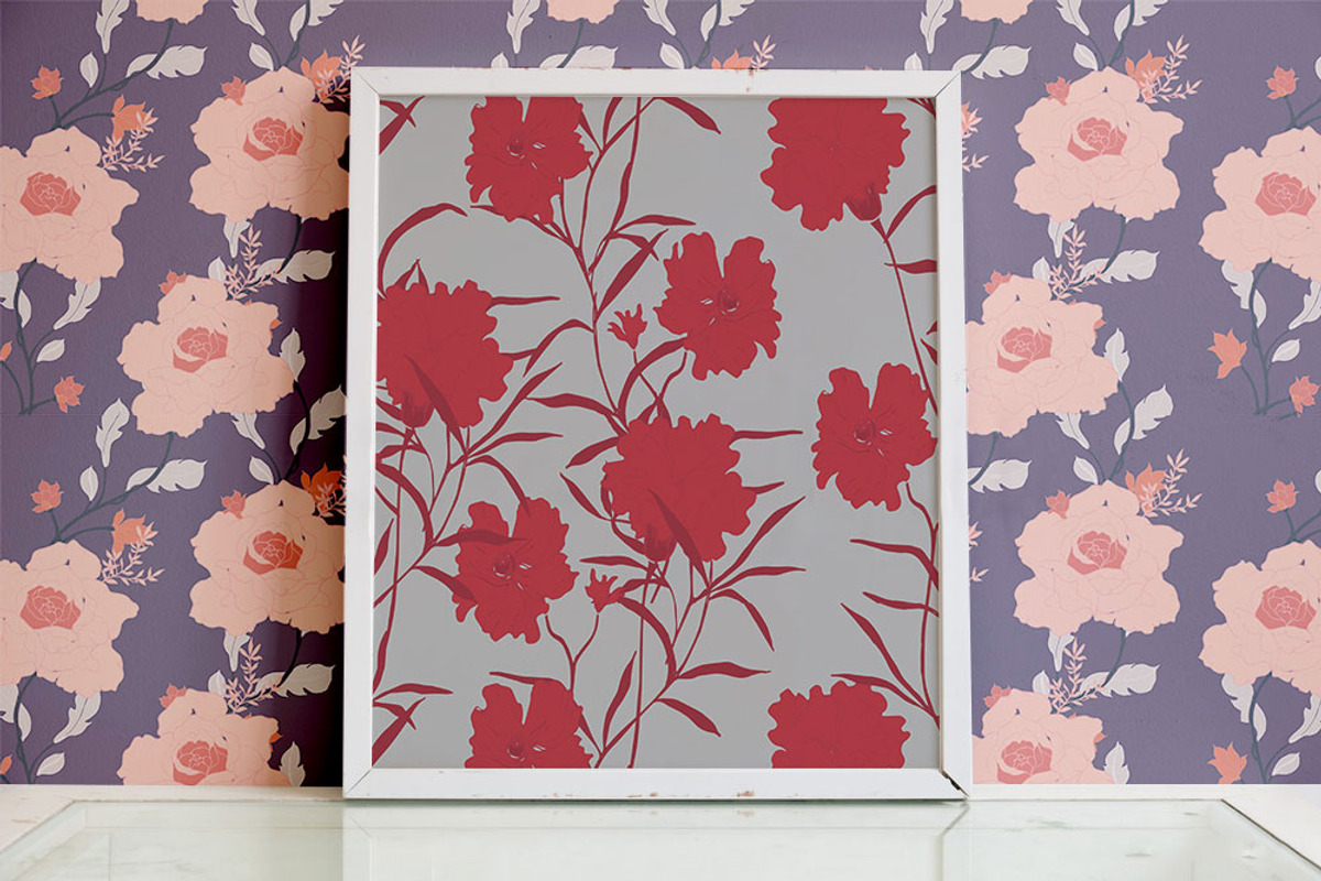 20JPG/EPS Tropical floral pattern, a Pattern Graphic by Theraphosath (Photo 2 of 30)
