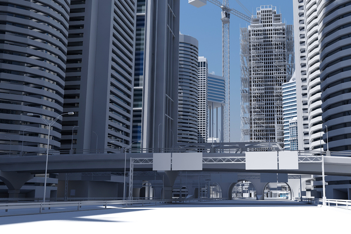 High Definition City 2012, an Architecture 3D Model by Giimann (Photo 7 of 14)