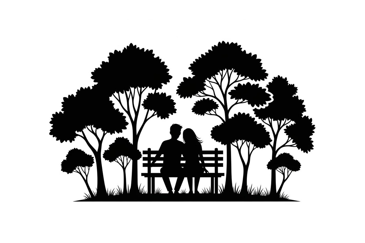 Couple Love in Nature Design, a Graphic by Designer_Momina (Photo 12 of 13)