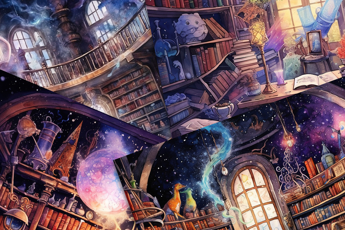 A Magical Archive, a Background Graphic by Curve Design (Photo 2 of 5)