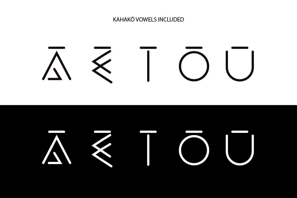 MANA |  Hawaiian Alphabet Font, a Symbol Font by Islandtwig (Photo 6 of 7)
