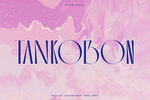 Tankobon – Angular Display Font