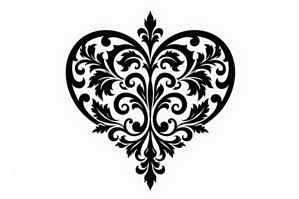 Romantic Lace Heart Clipart, an Illustration by Artivon (Photo 17 of 21)