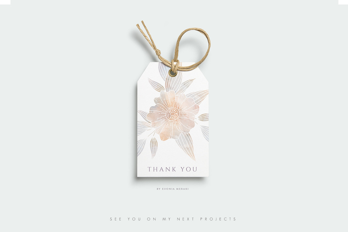MISTY - Floral Graphics and Monogram, an Illustration by Euonia Meraki (Photo 16 of 16)