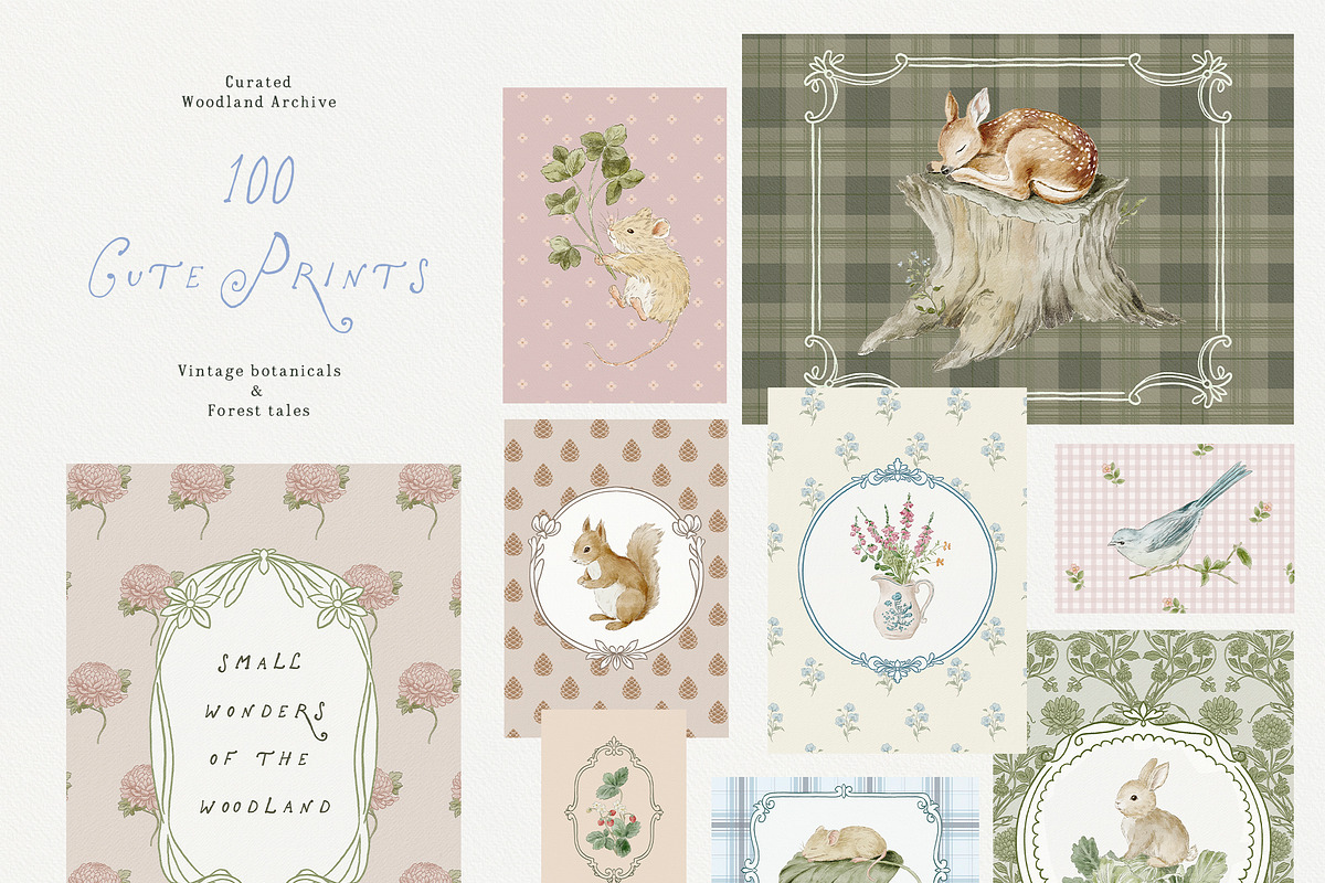 Bramblewood Tales Woodland Clipart, a Decorative Illustration by Muse Artist (Photo 26 of 29)