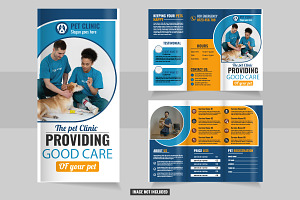 Pet Care Tri-Fold Brochure, a Brochure Template by Tanuart