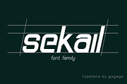 Sekail Font modern, a Sans Serif Font by gagego (Thumbnail 1 of 4)