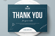 Thank You Card Layout, a Stationery Template by MightyDesign (Thumbnail 3 of 6)