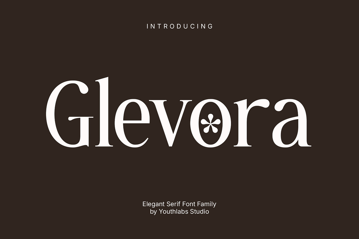 Glevora - Elegant Serif Family, a Serif Font by Youthlabs Studio (Photo 1 of 18)