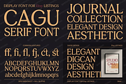 Cagu - Modern Luxury Serif Typeface, a Serif Font by Astuti Studio (Thumbnail 4 of 25)