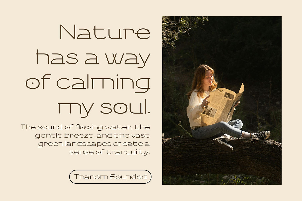 Thanom Rounded, a Sans Serif Font by Craft Supply Co. (Photo 4 of 8)