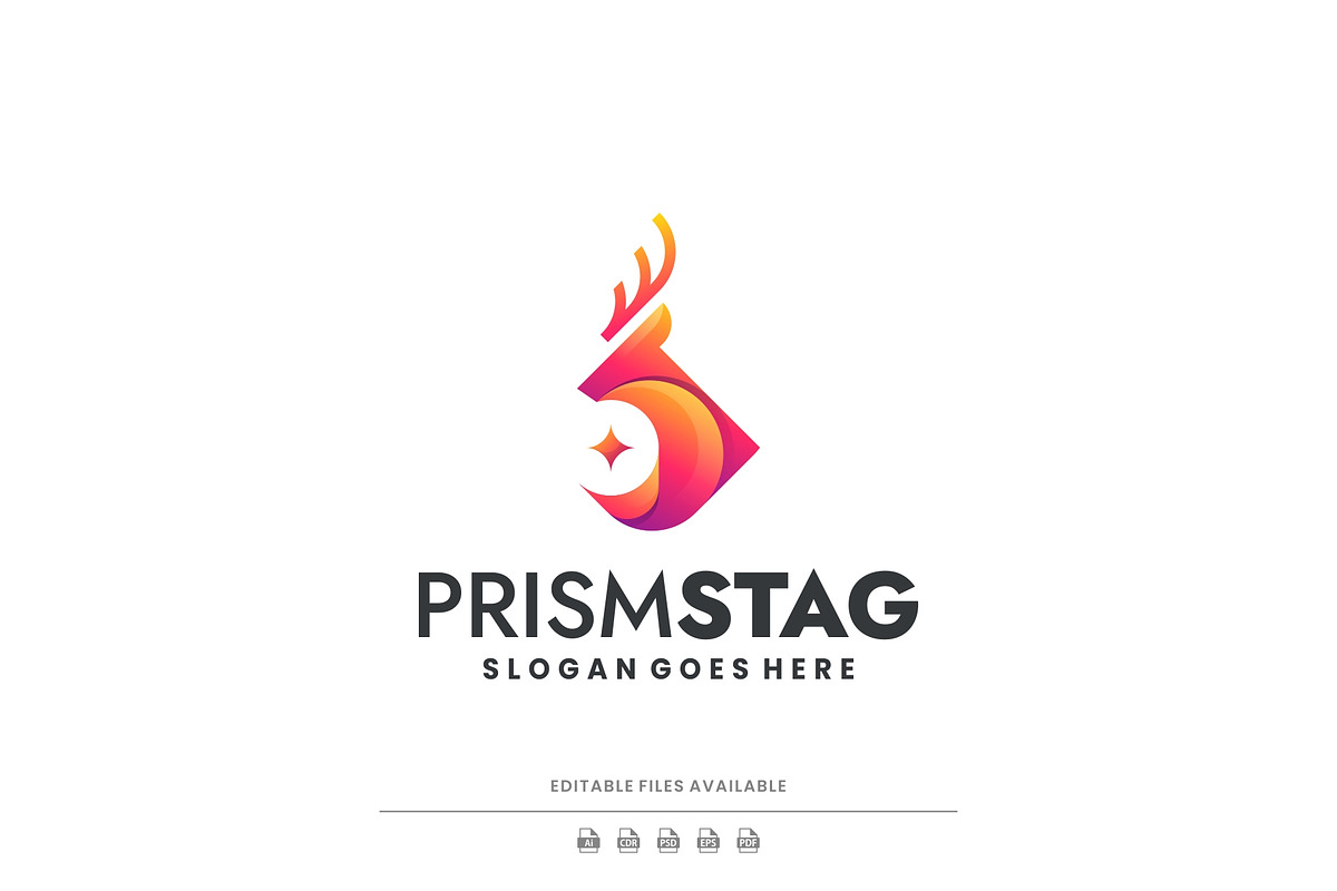 Modern Gradient Deer Colorful Logo, a Branding & Logo Template by Artnivora.Std (Photo 1 of 5)