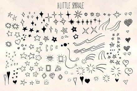 A Little Sparkle 80+ Graphics Bundle