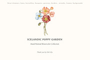Watercolor Poppy. Bright Wildflower, a Decorative Illustration by Ooh Lily (Thumbnail 15 of 15)