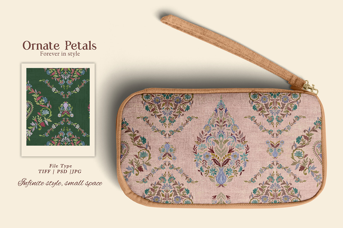 Ornate Petals Prints & Patterns, a Pattern Graphic by GND ART STUDIO (Photo 4 of 8)