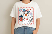 4th of July Mama Goose Png SVG, an Object Graphic by EllaMaiyaali (Thumbnail 5 of 5)