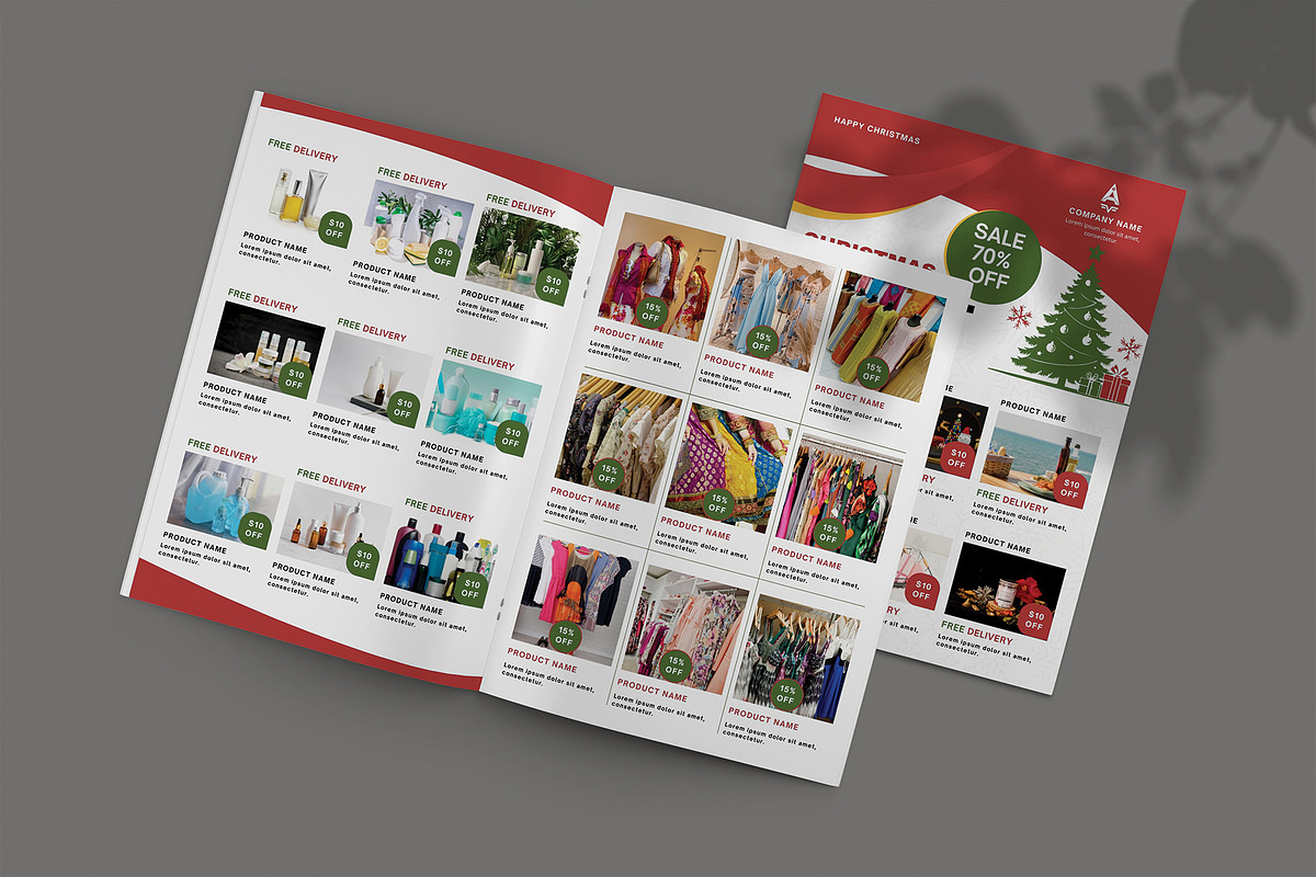 Christmas Products Flyer Template, a Flyer Template by Design Zone (Photo 4 of 6)