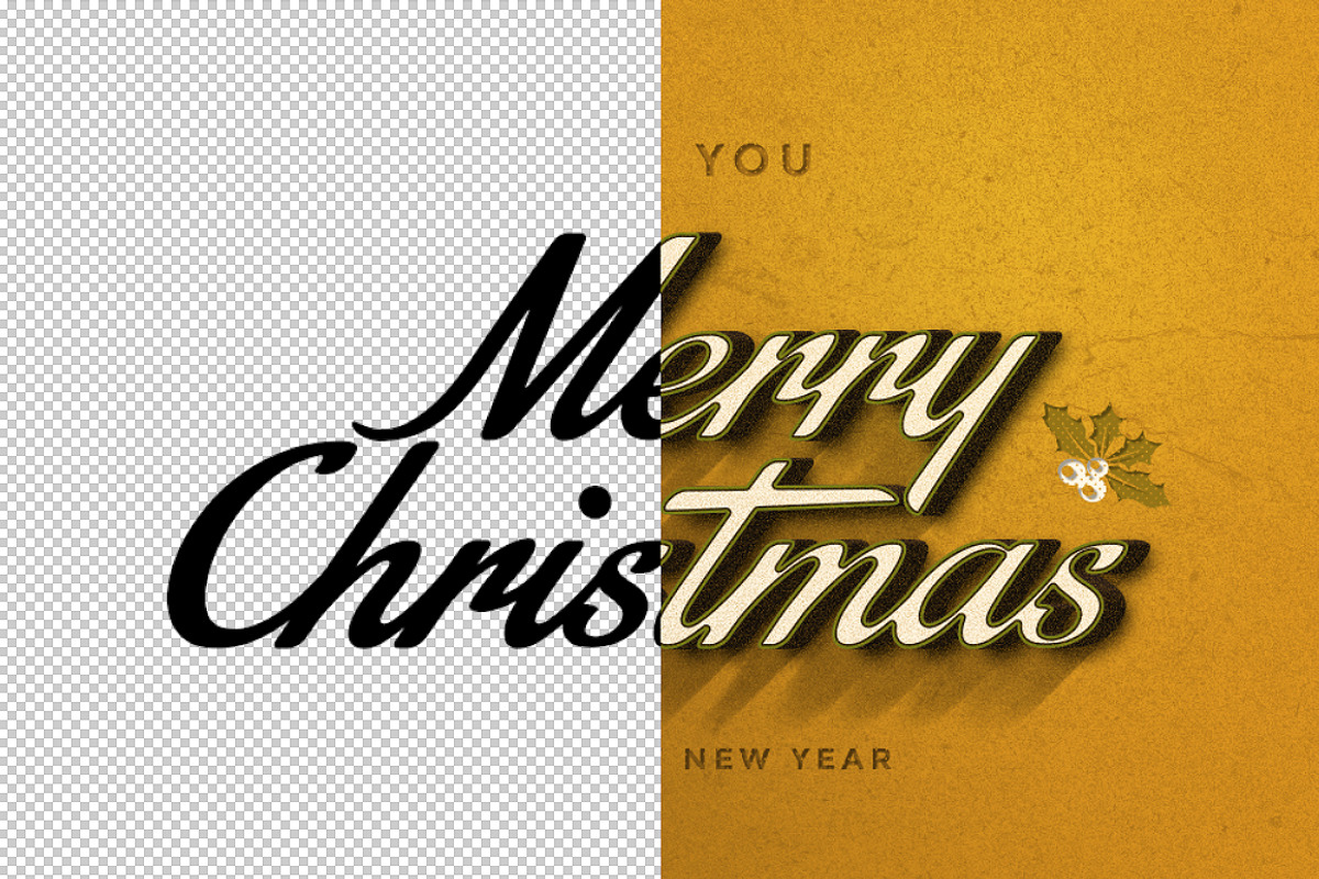 Christmas Text Effects Vol.2, a Brushes & More by Graphicdome (Photo 5 of 5)