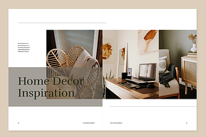 Lookbook Home Decor Canva