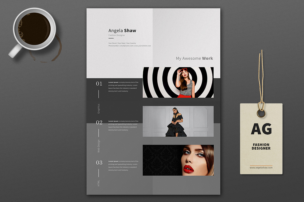 Orion Resume Template, a Resume Template by Nina Shaw (Photo 6 of 11)