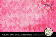 Grunge Valentine Monoprint Papers, a Texture Graphic by Clikchic Designs (Thumbnail 5 of 5)