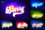 Mystic Blur Text Effects, a Layer Style Add-On by Andrew Skoch Design (Thumbnail 11 of 11)