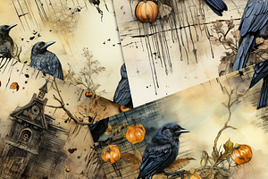 Ravens And Pumkins