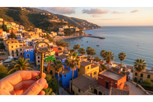 A symbolic key with a palm charm, an Architecture Photo by Igor Tichonow