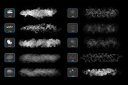 Smoke Photoshop Brushes, a Brush Add-On by Mohamed Saber (Thumbnail 4 of 6)