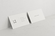 White Business Card Mockup Pack, a Product Mockup by S48 Mockups (Thumbnail 5 of 5)