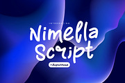 Nimella Script, a Script Font by chekart (Thumbnail 1 of 9)