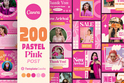 200 Social Media Posts Templates, a Templates & Theme by TemplateCastleStore (Thumbnail 1 of 10)