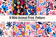 Seamless Bright Summer Floral, an Illustration by Watercolor design (Thumbnail 1 of 4)