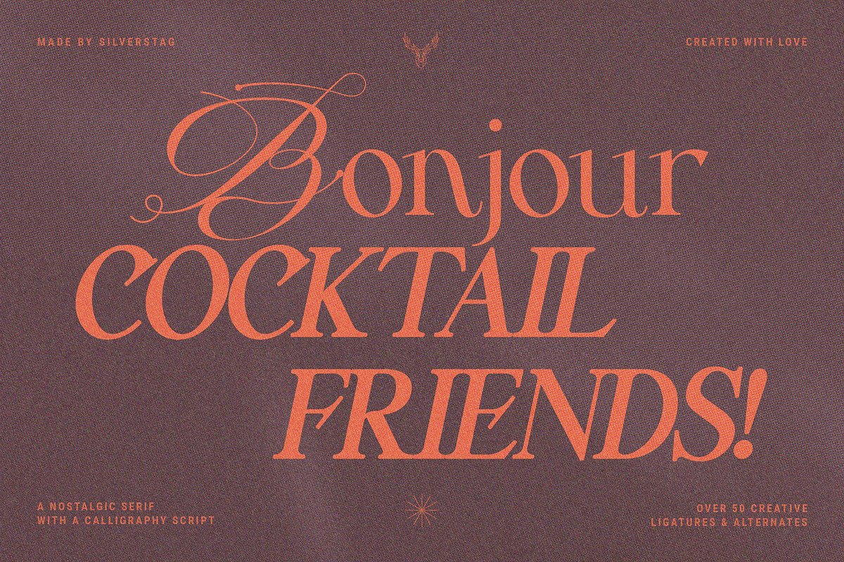Silver Garden - Nostalgic Font Duo, a Serif Font by SilverStag Type Foundry (Photo 17 of 26)