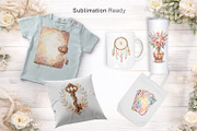Boho Junk Journal Sublimation, an Illustration by Artnoy (Thumbnail 7 of 8)