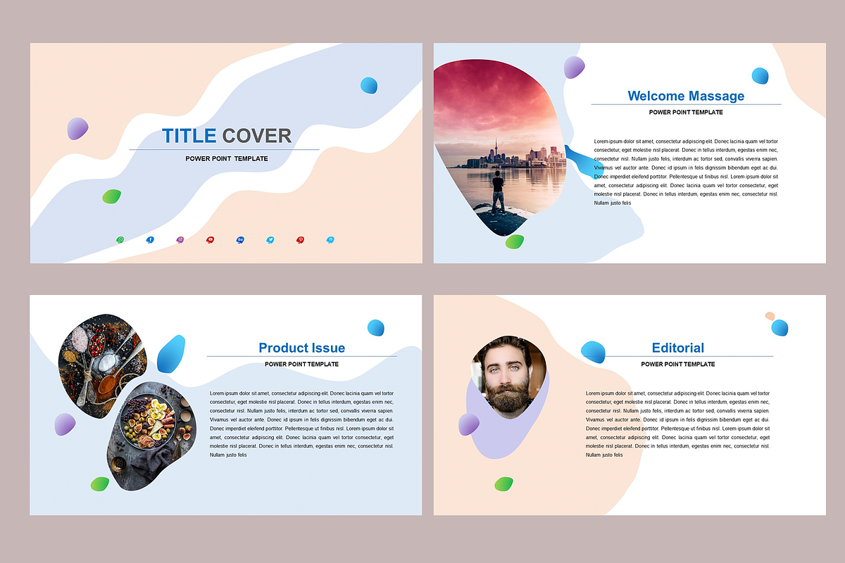 Soft Power Point Slades //Part I, a Presentation Template by jorse (Photo 2 of 9)