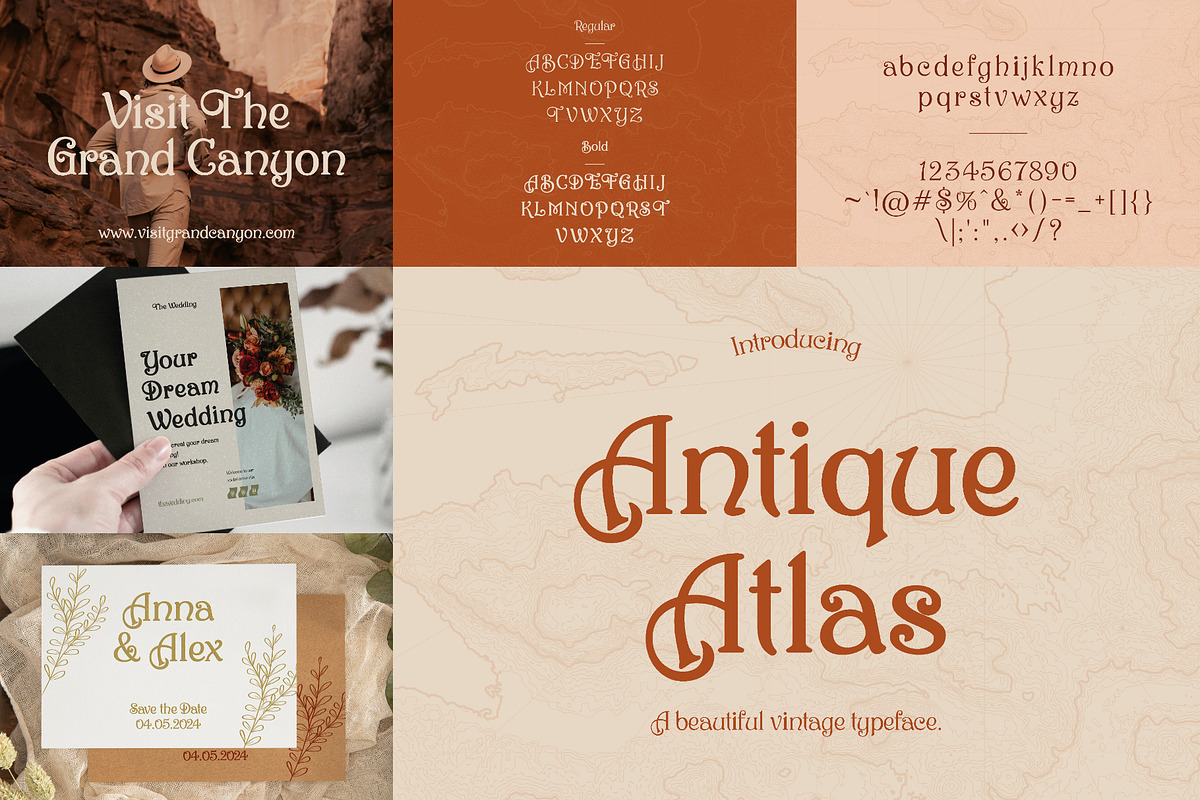Art Nouveau Font Bundle – 28 Fonts!, a Serif Font by HipFonts (Photo 3 of 10)