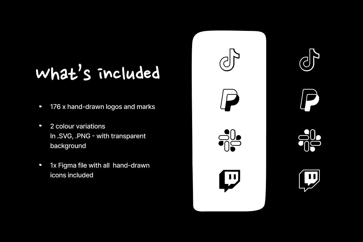 Inking Logos, an Outline Icon by Asset Union (Photo 4 of 15)